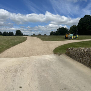 Agricultural surfacing driweway road