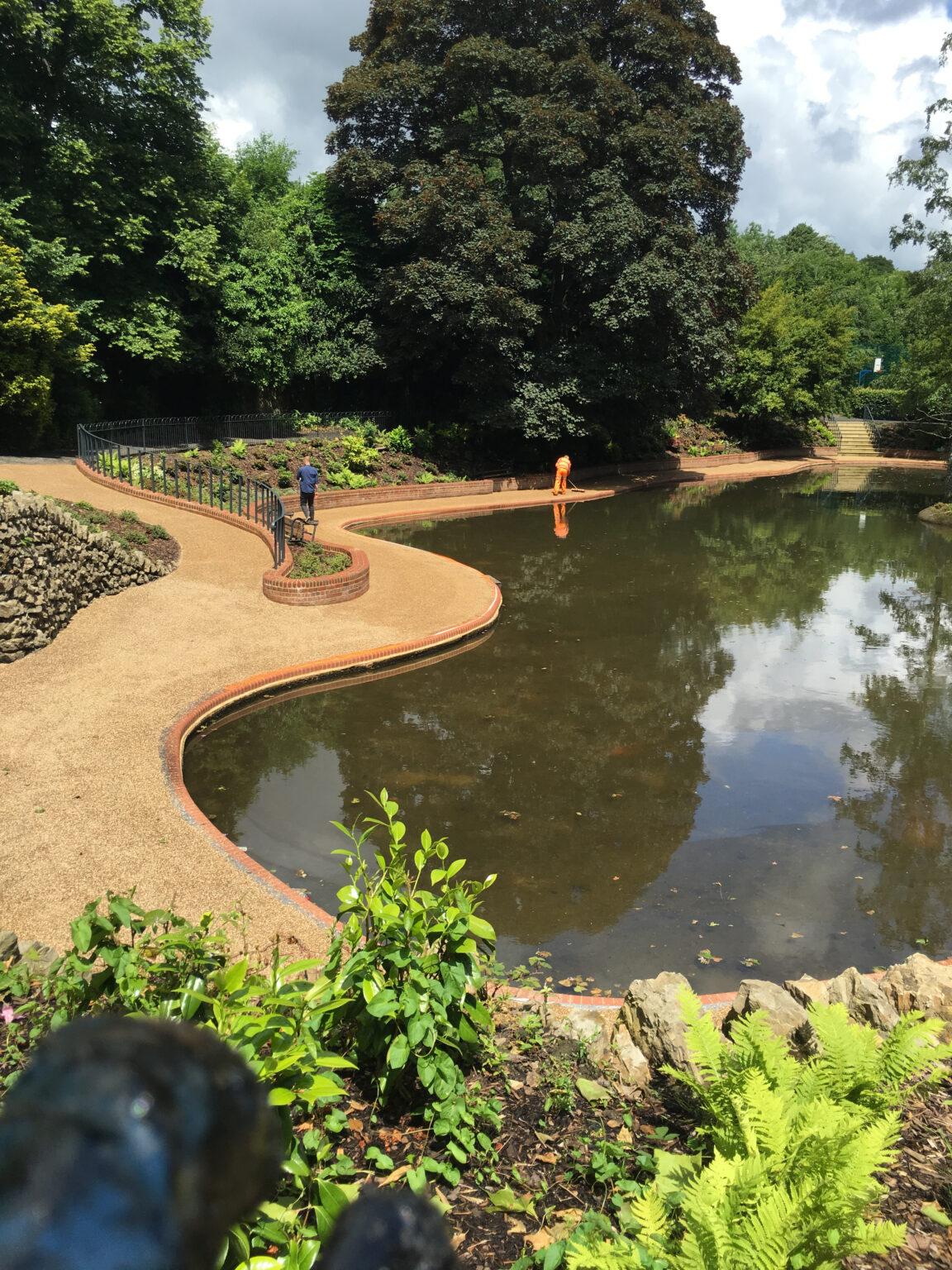Professional Groundworks Services, Suffolk Essex and Norfolk. Lake Footpath walkway