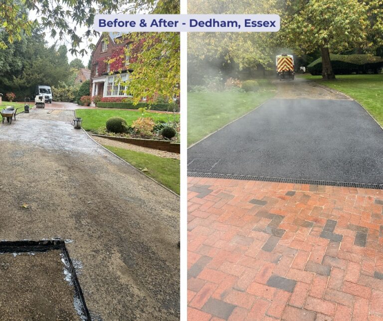 Read more about the article Driveway Repairs and Drainage Upgrade in Dedham, Essex