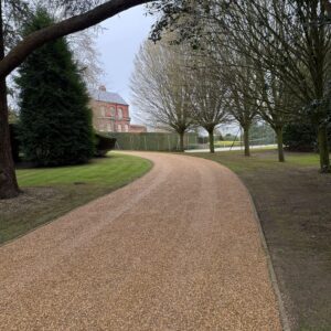 Surface Dressing Driveway - Private Country Estate - Dedham Essex - Heritage Roadways