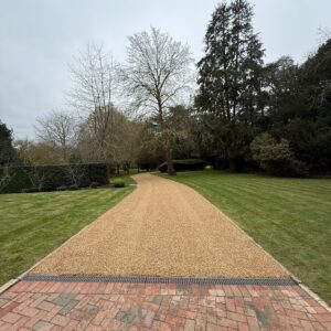 Surface Dressing Driveway - Private Country Estate - Dedham Essex - Heritage Roadways