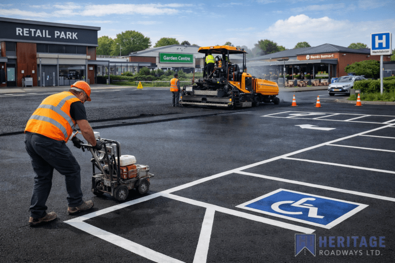 Read more about the article Why Businesses Choose Heritage Roadways for Commercial Car Park Surfacing