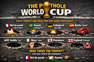 Read more about the article The Pothole World Cup: Which Country Names Them Best?