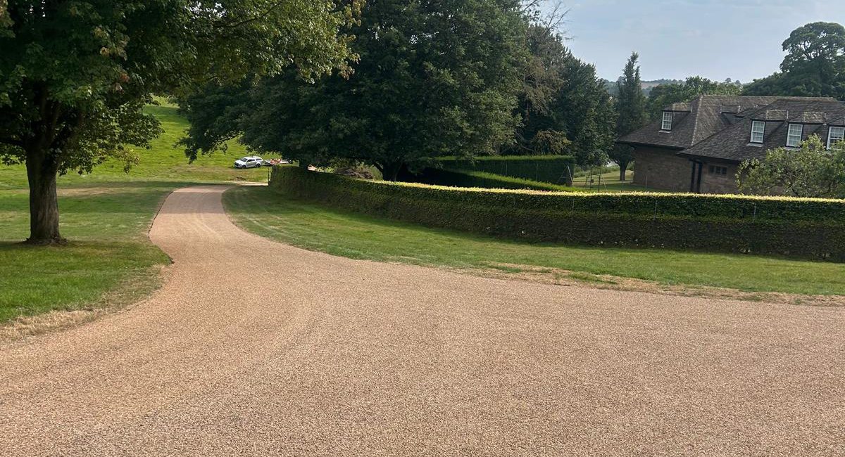 Read more about the article Surface Dressing a Private Estate Driveway in the Cotswolds
