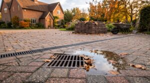 Read more about the article Autumn leaves and blocked drainage: keeping your driveway clear