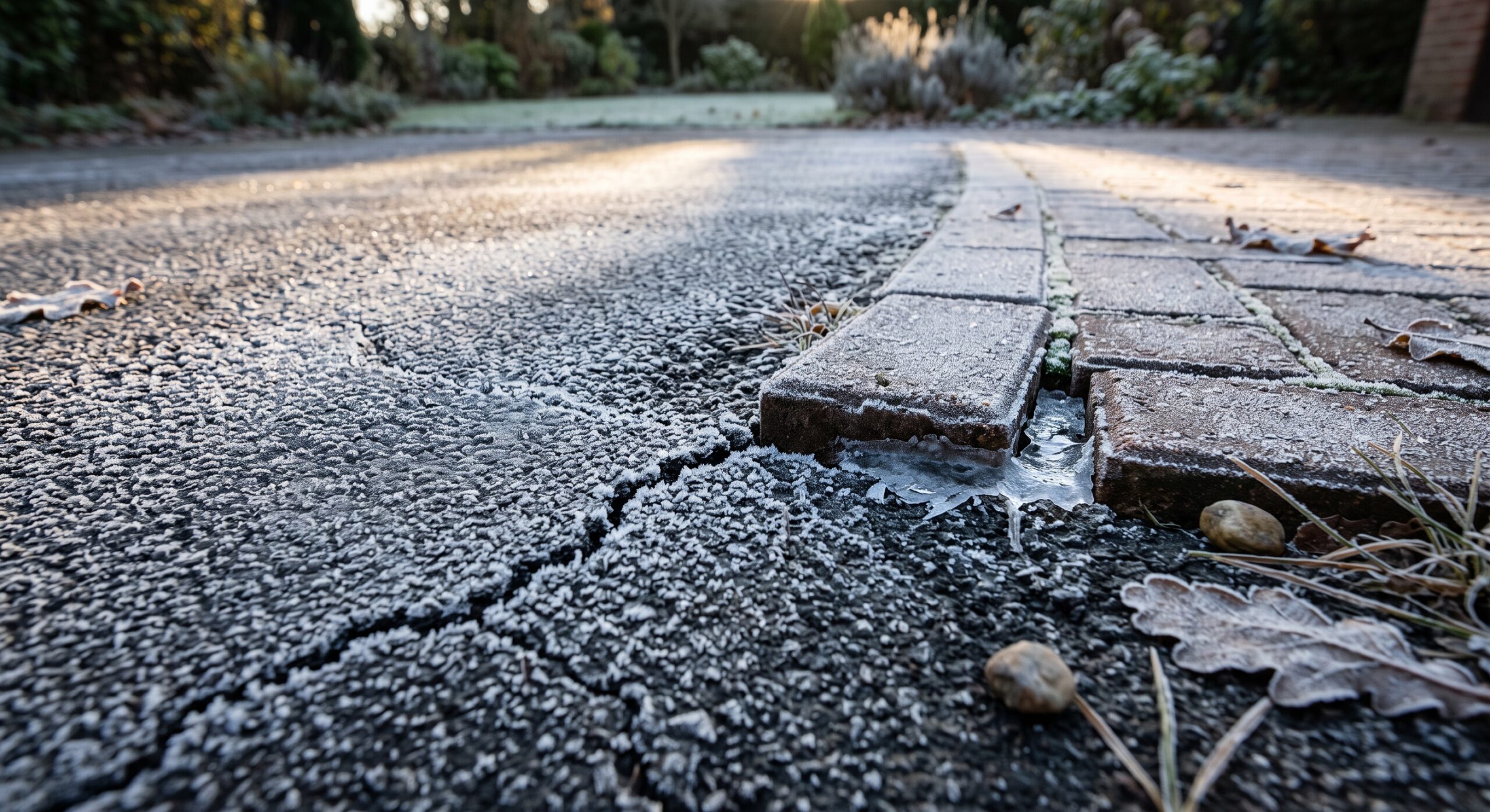 Read more about the article What the first frosts do to tarmac and paving